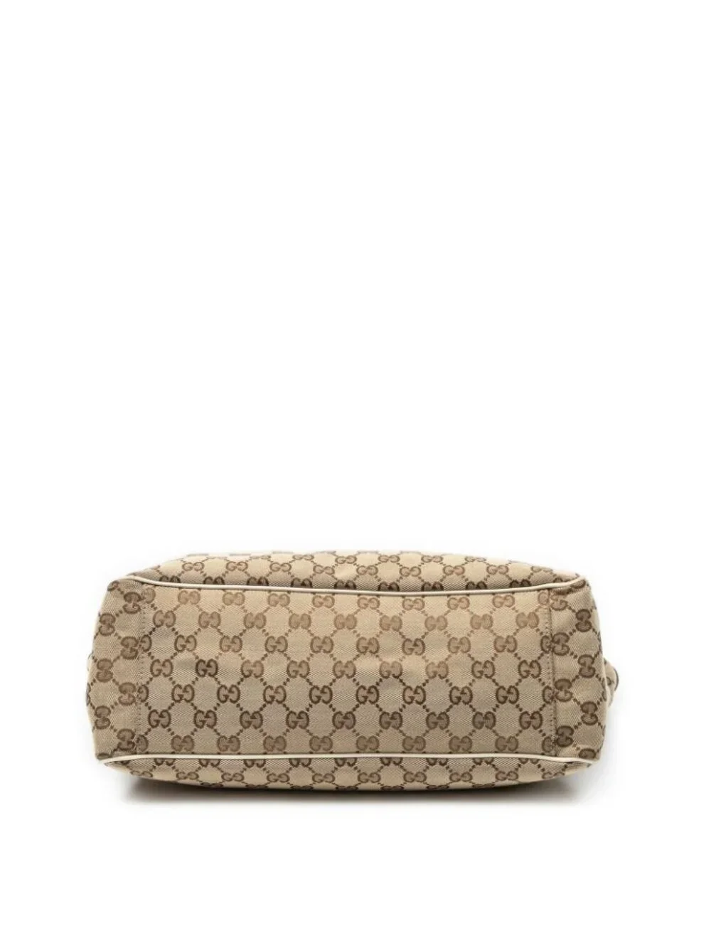 Gucci Positano Scarf Tote Ivory Beige GG Canvas
